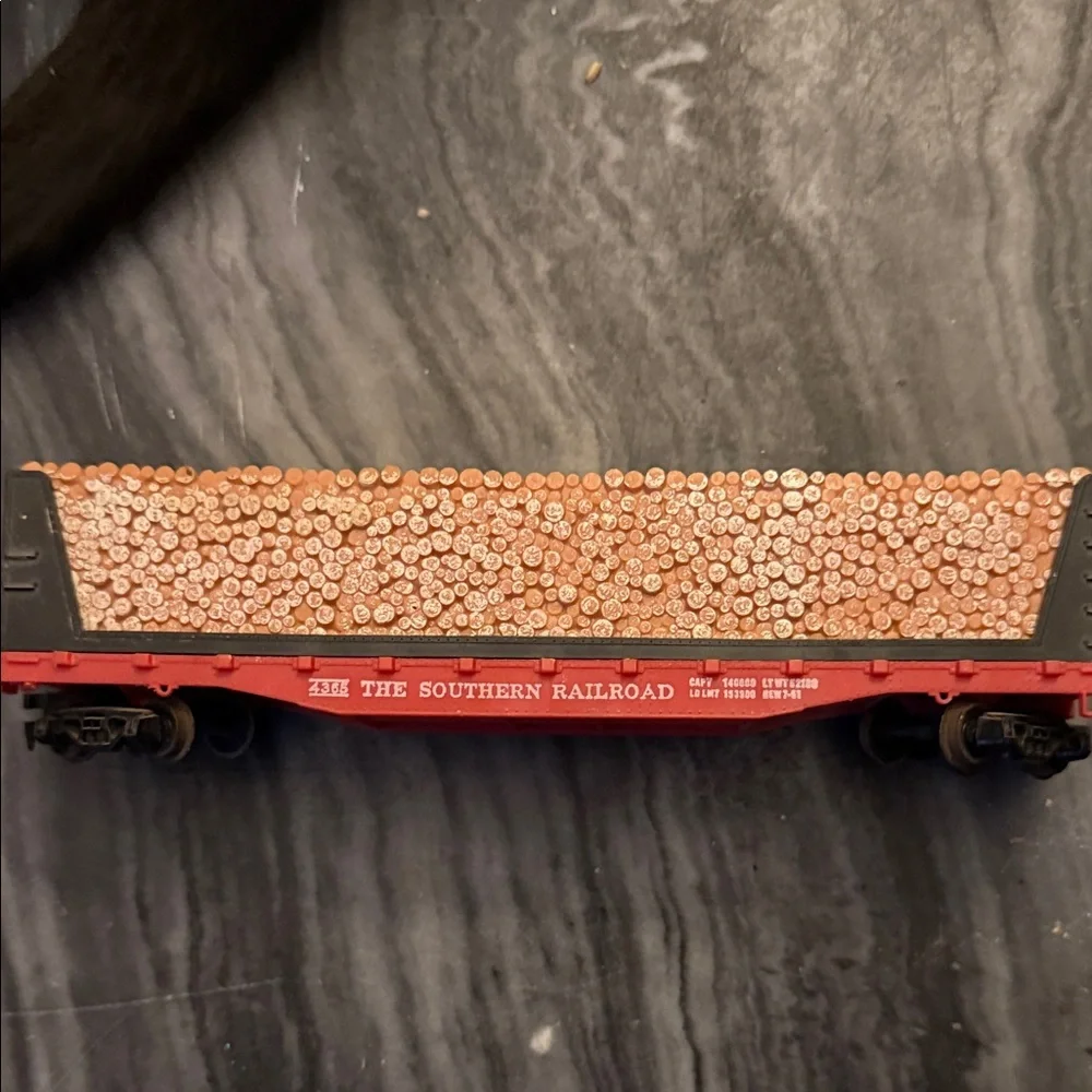 Southern Railroad Red Toy Train Car